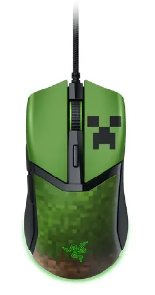 Razer Cobra Minecraft Edition / Herná myš / optická / 8500 DPI / 6 tlačidiel / USB