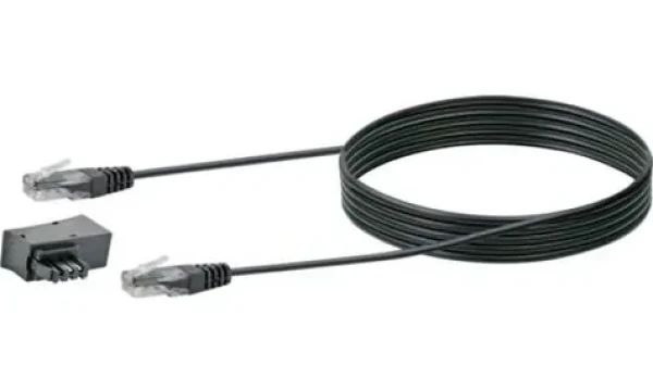 Schwaiger RJ45-TAE/F čierna / Telefónny kábel / RJ45 - RJ45/TAE-F / 3 m (TAL6731533)