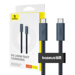 Baseus P10311803111-00 Flash Rýchlonabíjací kábel USB-C (M) - USB-C (M) 1m (240W) čierna (P10311803111-00)