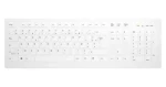 Contour ACTIVE KEY AK-C8112 Wireless biela / Klávesnica bezdrôtová / Hygienická / AZERTY / 105 kláves / 2.4 GHz / 4X AAA (AK-C8112-FU1-W/FR)