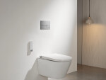 CERANO - Ovládacie tlačidlo splachovania Line k WC modulu Profi - nerezová oceľ - nerez CER-8050BD80366