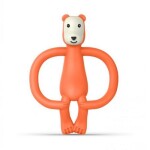 MATCHSTICK MONKEY Hryzátko a zubná kefka - medveď Bramble Bear Teether