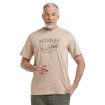 Bushman Pánske tričko Bafale, pieskovohnedé XL