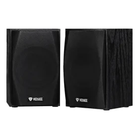 Yenkee YSP 2010BK čierna / 2.0 stereo drevené reproduktory / RMS 2x2.5W / 3.5mm jack (45011776)