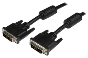 StarTech Kábel DVI-D - DVI-D single link čierna / Kábel / MM / 5 m / max. 1920x1200 (DVIDSMM5M)