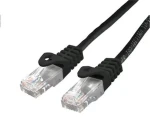 C-tech patchcord Cat6 UTP 1 m čierna (8954125015109)