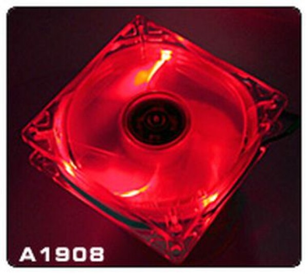 THERMALTAKE A1908 Thunderblade Red / Vetráčik 80x80x25mm / 21dB (A1908)