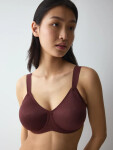 Dámska podprsenka Essential Minimizer T W X Velvet Chocolate, hnedočervená – TRIUMPH Velvet Chocolate 90F