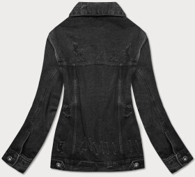 Černá dámská džínová bunda model 17258776 DENIM STORIES Barva: odcienie czerni, Velikost: