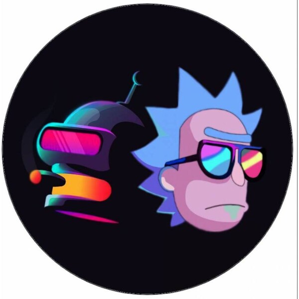 Jedlý papier Futurama Bender a Rick 19,5 cm - Pictu Hap - Pictu Hap