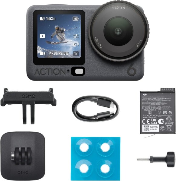 DJI Osmo Action 6 Standard Combo Čierna