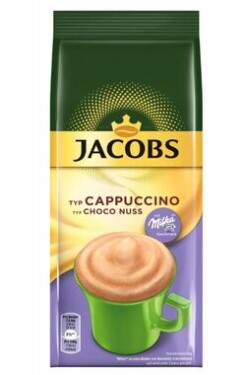 Jacobs Cappuccino Choco Nuss 500 g / Instatntná káva s čokoládou Milka (8711000524619)
