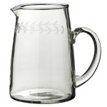 Ib Laursen Sklenený džbán Leaf vine 800 ml