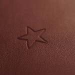 Eulenschnitt Oboustranné prostírání Star Red Ø 35 cm