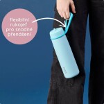 B.box Nerezová termoska na pitie so slamkou 690 ml - Olive EUR
