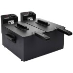 Princess 183028 dvojitá fritéza sa studenou zónou 2x 1800 W čierna; 01.183028.01.001