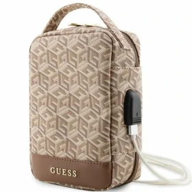 Guess G Cube Stripe hnedá / Organizér (GUHBHGCFSEW)