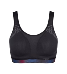 Triumph Triaction Cardio Flow - Minimalizačná športová podprsenka pre extra podporu Triumph BLACK 85H