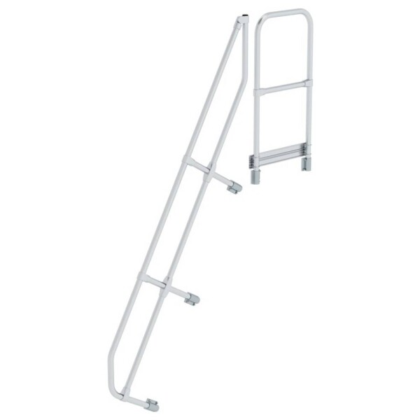 MUNK Günzburger Steigtechnik 600588 Munk Druhé madlo na schody s plošinou 60° 8 schodov 1 ks; 600588