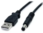 StarTech napájací kábel USB - Type M barrel čierna / Napájací kábel / 2 m (USB2TYPEM2M)