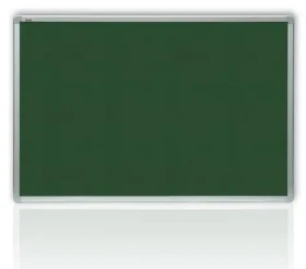 2x3 Filcová tabuľa zelená 90x60 cm / Tabuľa / Hliníkový rám / Textilný povrch