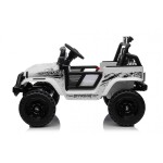 Mamido Mamido Elektrické autíčko OFF ROAD EXTREME 4x4 biele 24V | 200W | 50 kg | EVA | LED | 2,4 Ghz | ECO koža