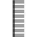 CERANO - Kúpeľňový radiátor Burke - L/P - asymetrické pripojenie 50mm - 750W - čierna matná - 1600x500 mm CER-429640