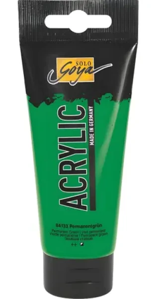 Kreul SOLO GOYA Permanent Green / Akrylová farba / 100 ml / tuba (84133)