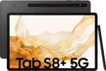 Samsung Galaxy Tab S8+ 5G 256GB čierna / 12.4 / OC 3GHz / 8GB / 256GB / BT / GPS / 13 +6MP +12 MP / Android (SM-X806BZABEUB)
