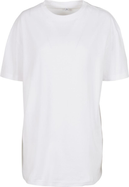 Build your Brand BY 149 Dámske tričko Oversize Boyfriend 56.0149 biele white M
