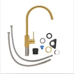 Drezová batéria SAT Aurum s otočným ramienkom brúsená zlatá SATBAUR280BG SATBAUR280BG