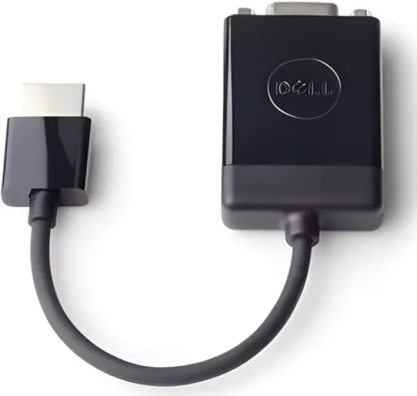 DELL redukcia HDMI (M) na VGA (F) čierna / HDMI 1.4 / Full HD 1080p / 470-ABZX