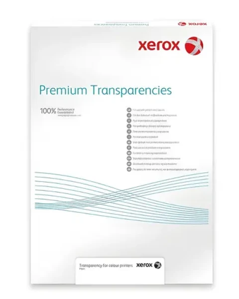 Xerox Transparentná fólia A4 / Fólia do tlačiarne / laserová tlač / 50 listov (003R98220)