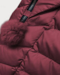 Dámska zimná bunda/vesta W769 - SPEED.A S vínová
