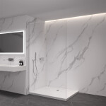 CERANO - Sprchová zástena Walk-in Crystal Ľ/P - 10 mm - bezvzperový systém - chróm, transparentné sklo - 120x200 CER-8050BD82683