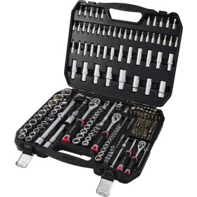 TOOLCRAFT Súprava bitov a nástrčných kľúčov, 1/2 , 1/4 , 3/8 , 255-dielna, TO-10674603; TO-10674603