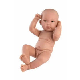 Llorens 63501 NEW BORN CHLAPČEK - realistická bábika bábätko s celovinylovým telom - 35 cm