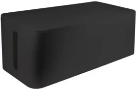 LogiLink Škatuľa na organizáciu káblov čierna / Škatuľa na organizáciu káblov / plast / 407 x 157 x 133,5 mm (KAB0062)