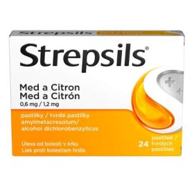 Strepsils Med a Citrón pas.ord.24