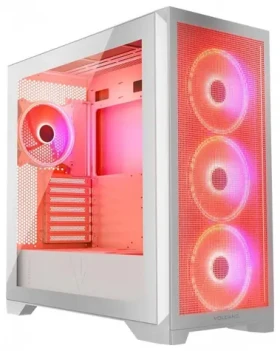 Modecom Volcano Expanse S Apex ARGB biela / ATX / 1x USB-C 3.2 / 2x USB 3.2 / 4X 140mm / bez zdroja / priehľadná bočnica (AT-EXPANSE-SG-20-000000-0002)