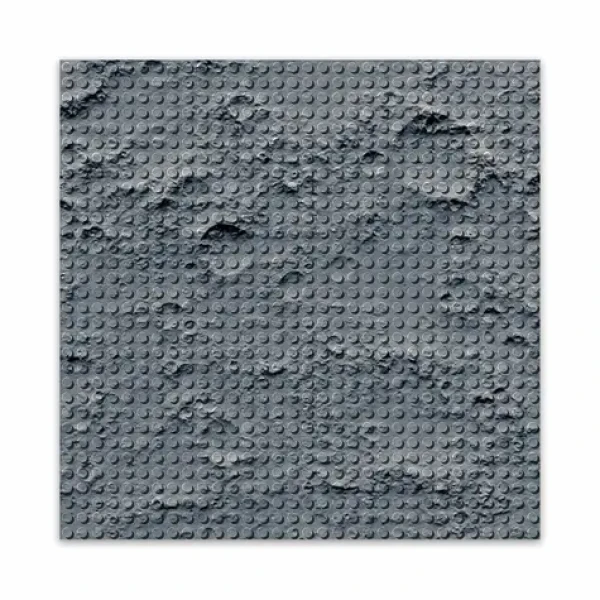 BRIXIES PLUS 225.004 Dizajnová podložka na stavanie - mesačná krajina 25,5 x 25,5 cm