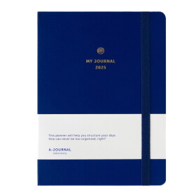 A-JOURNAL collection Týždenný plánovací diár 2025 Dark Blue A5