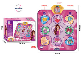 Mamido Mamido Tanečná podložka 87 cm x 100 cm ružová MT1236