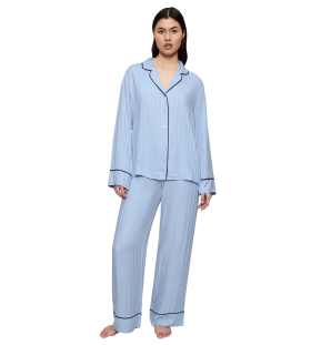 Dámske pyžamo Amourette Jacquard PW - Triumph bleděmodrá (00SA) 0040