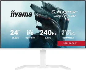 23.8" IIYAMA G-Master GB2471HSU-W1 biela / LED / IPS / 1920 x 1080 / 16:9 / 0.3 ms / 1000:1 / 350cd-m2 / VESA (GB2471HSU-W1)