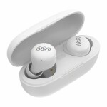 QCY T17 biela / BT slúchadlá do uší s mikrofónom / Bluetooth 5.1 / s dobíjacím boxom (T17 white)