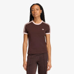 Tričko adidas 3 Stripes Slim T-Shirt Aurora Coffee S