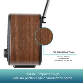 Usorteret VQ Dexter radio. Walnut