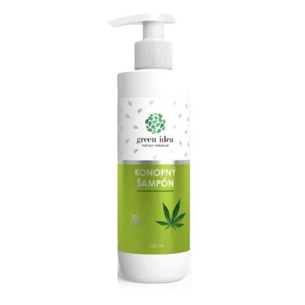 TOPVET Green idea konopný šampón 200 ml