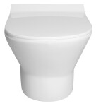 Bruckner - IMOGEN závesná WC misa, Rimless, 36x50cm, biela 201.508.0